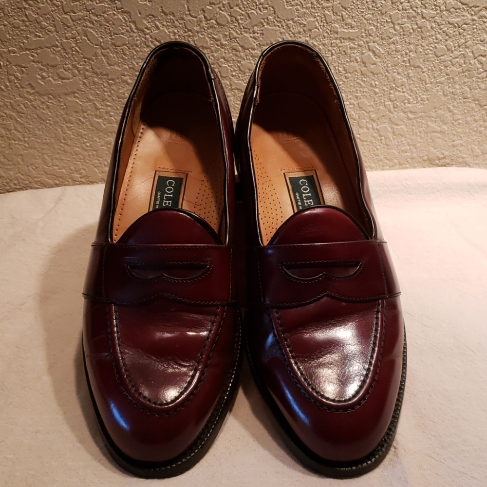 Men's Cole Haan 10D Cognac loafers